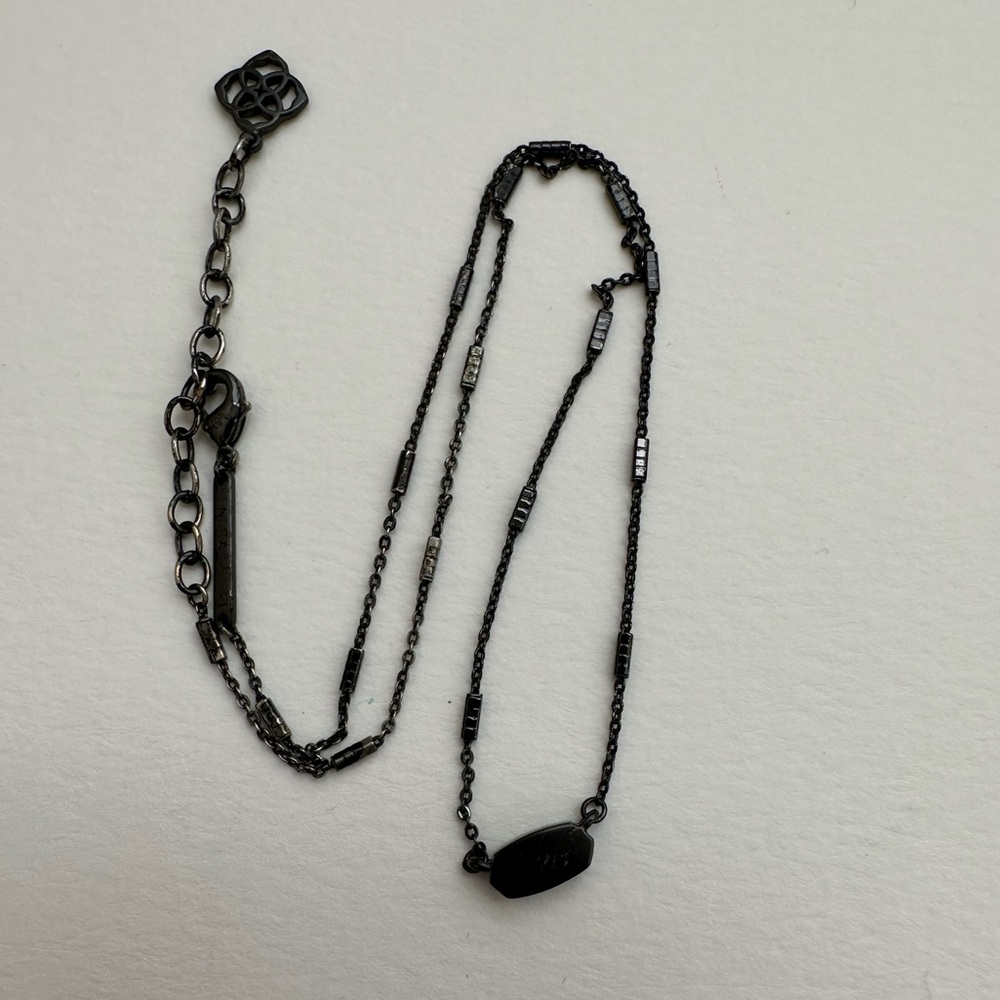Kendra Scott Fern Necklace Black